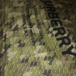 Burberry Monogram silk scarf
